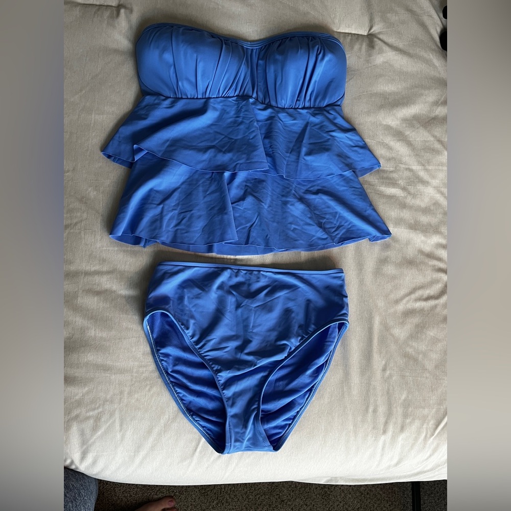 Sunsets Ruffled Tankini